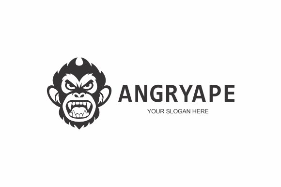 angry ape logo preview 04 744