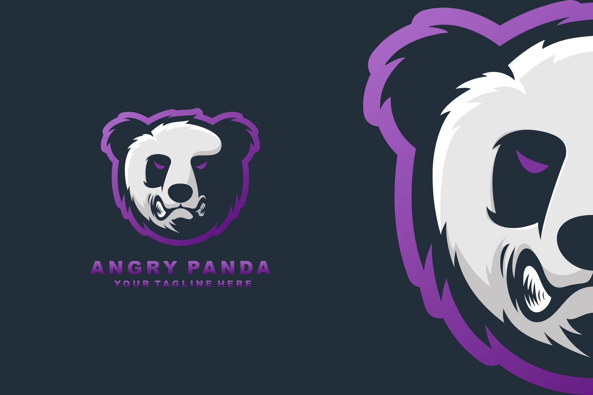 Angry Panda logo  Pet logo design, Online logo creator, Logo design  inspiration