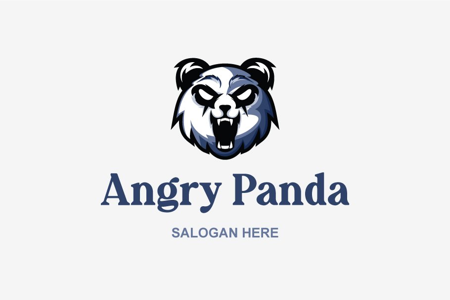 Angry Panda Logo cover image.