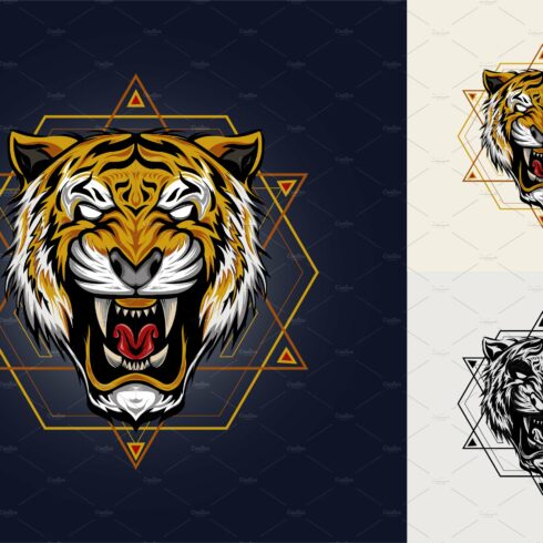 Ferocious tiger cover image.