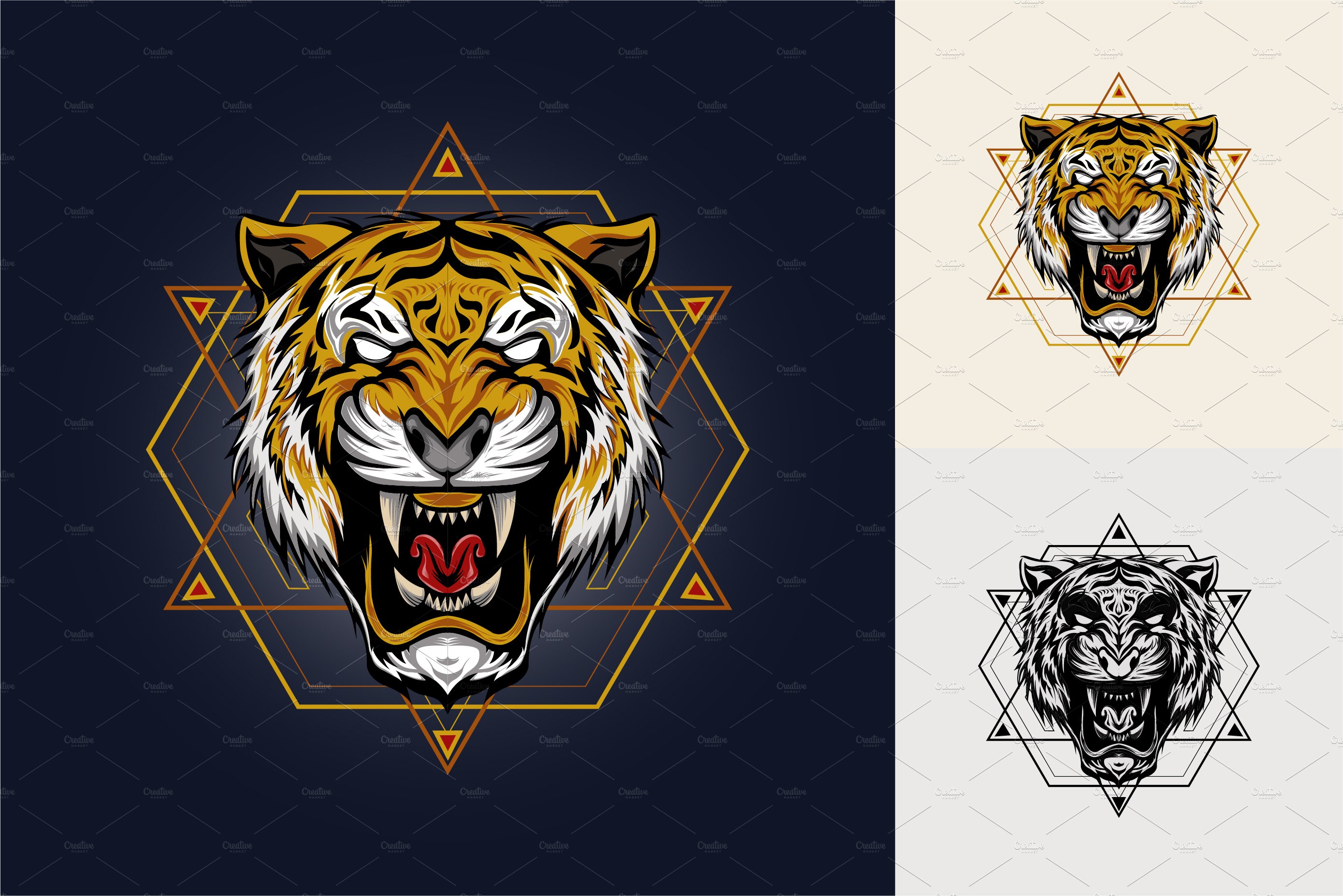 Ferocious tiger cover image.