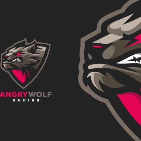 Angry Wolf Logo cover image.