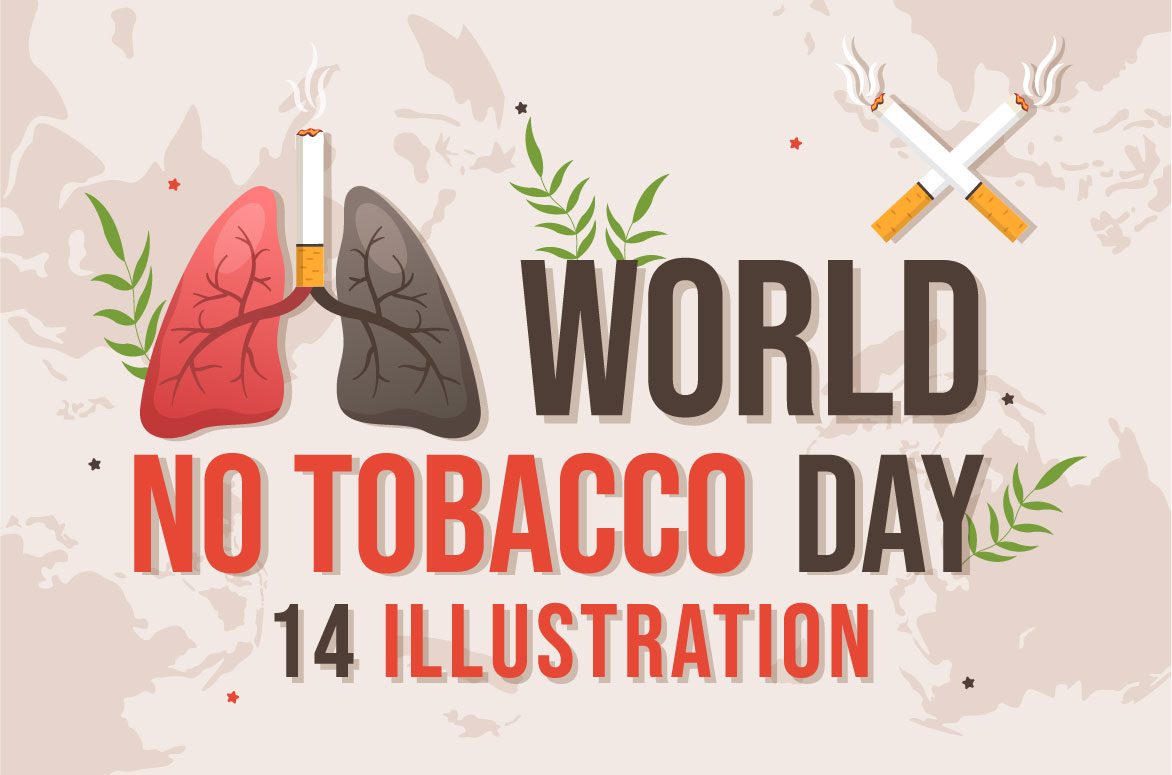 World no tobacco day poster.