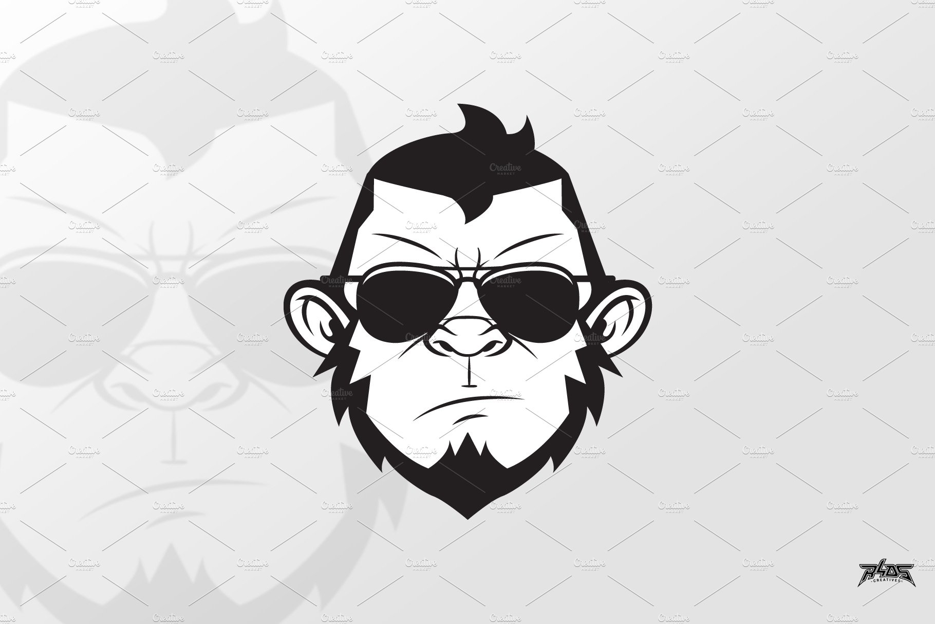 Ape Man Vector Logo Mascot cover image.