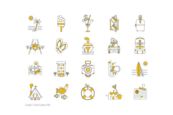 april blog post icon full set 2 10 summer icon set pastel summer summer icon set one colour fill 939