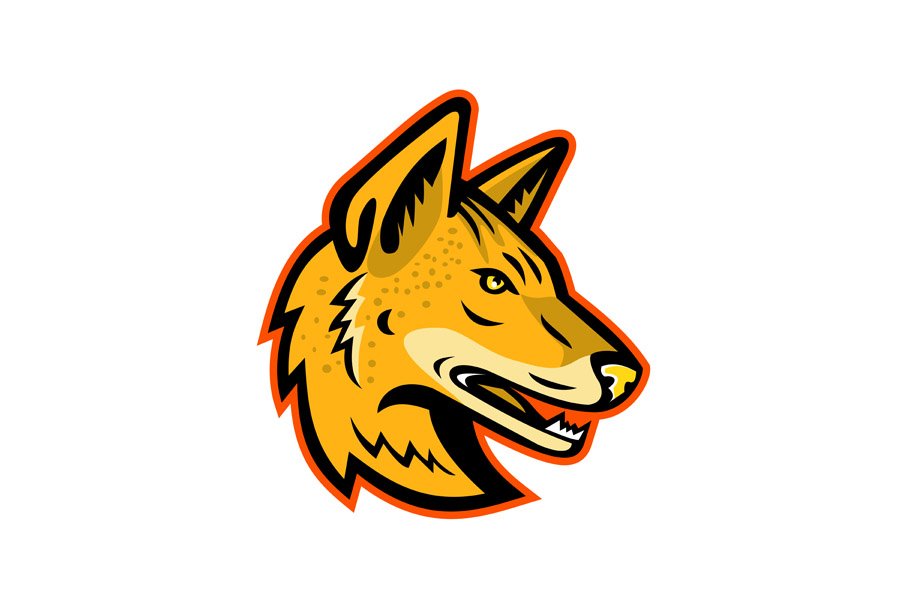 Arabian Wolf Head Mascot cover image.
