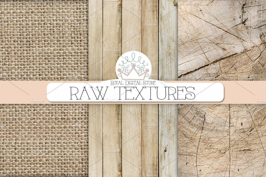 Sticker Texture Raw RAW TEXTURES digital paper – MasterBundles