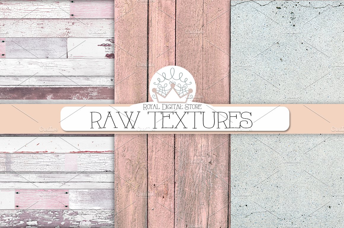 RAW TEXTURES digital paper preview image.