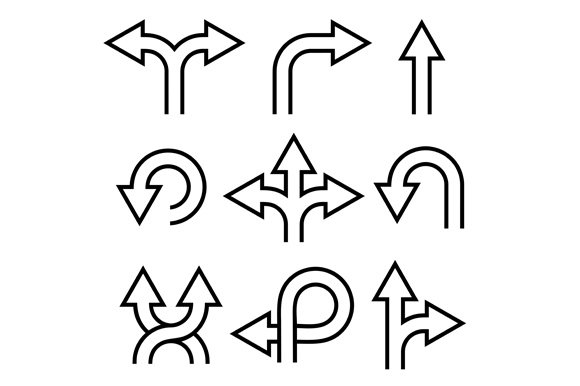 Arrows Icons Set cover image.