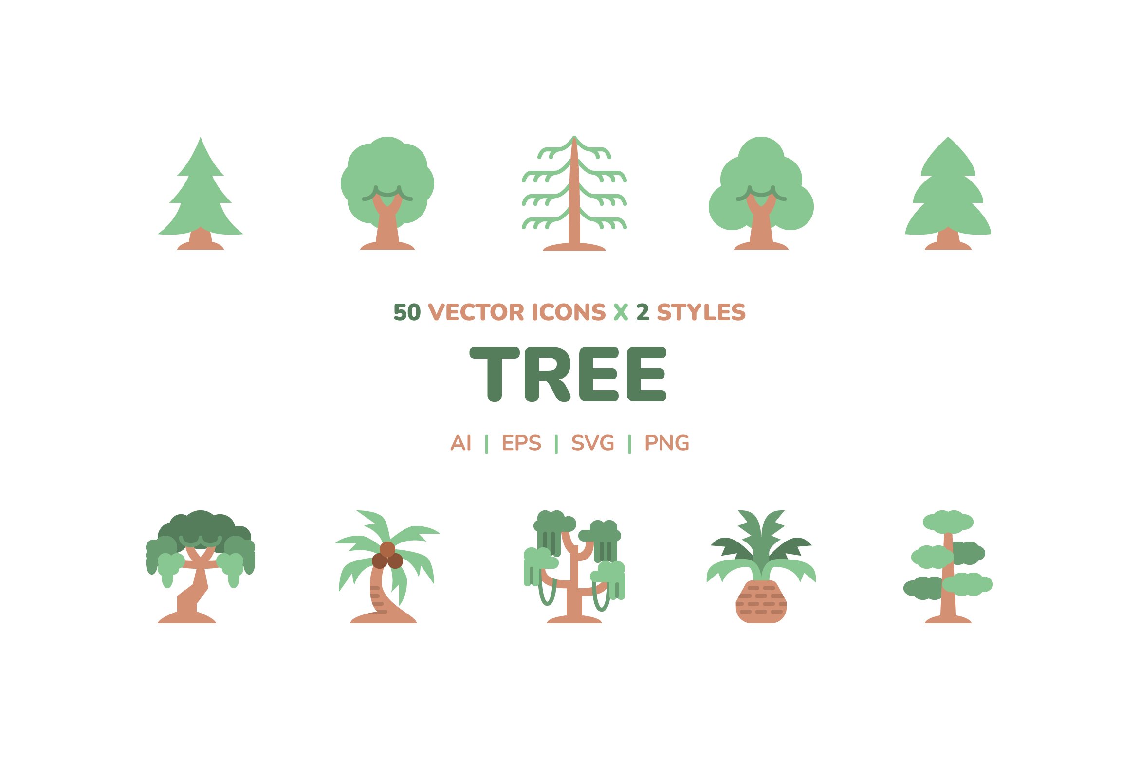 Tree Icon Pack cover image.