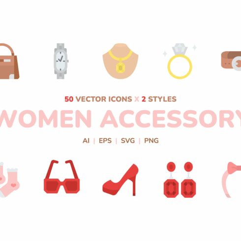 Women Accessory Icon Pack cover image.