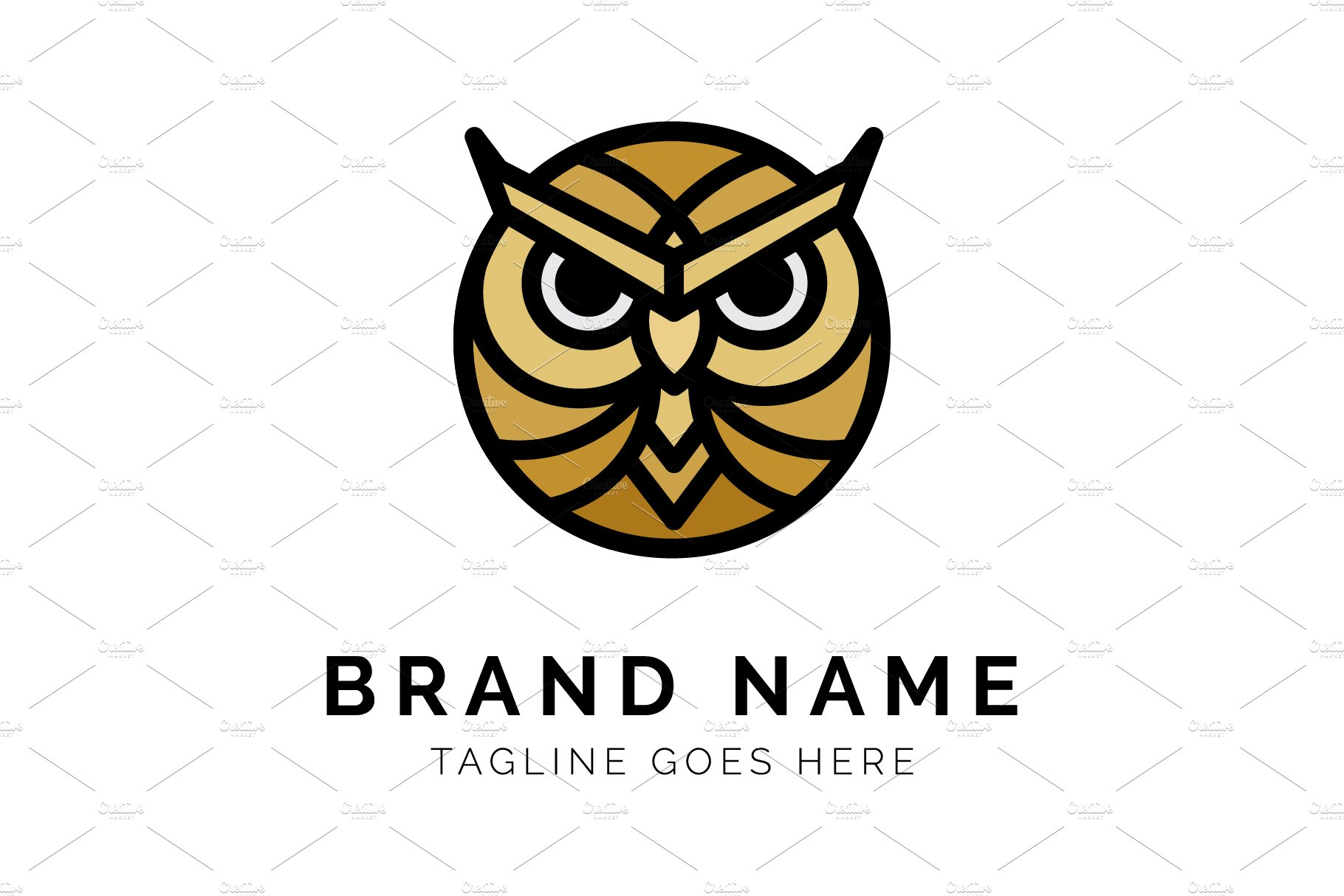 Owl Logo Template cover image.