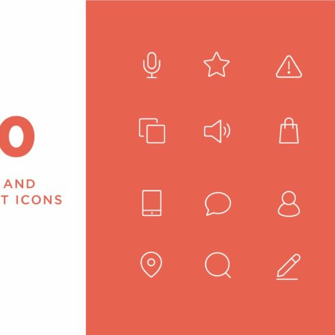 Minimal Web and Product Icons cover image.