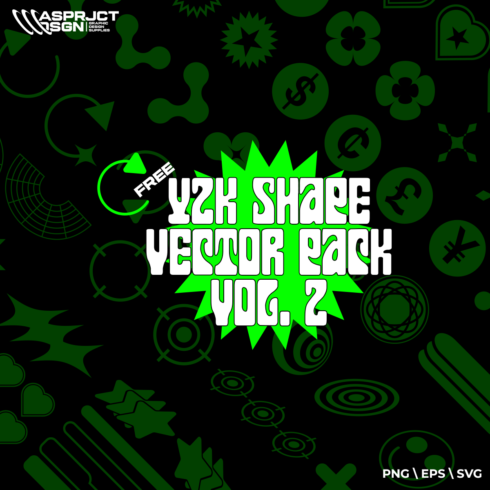 Y2K SHAPE VECTOR PACK VOL 2 cover image.