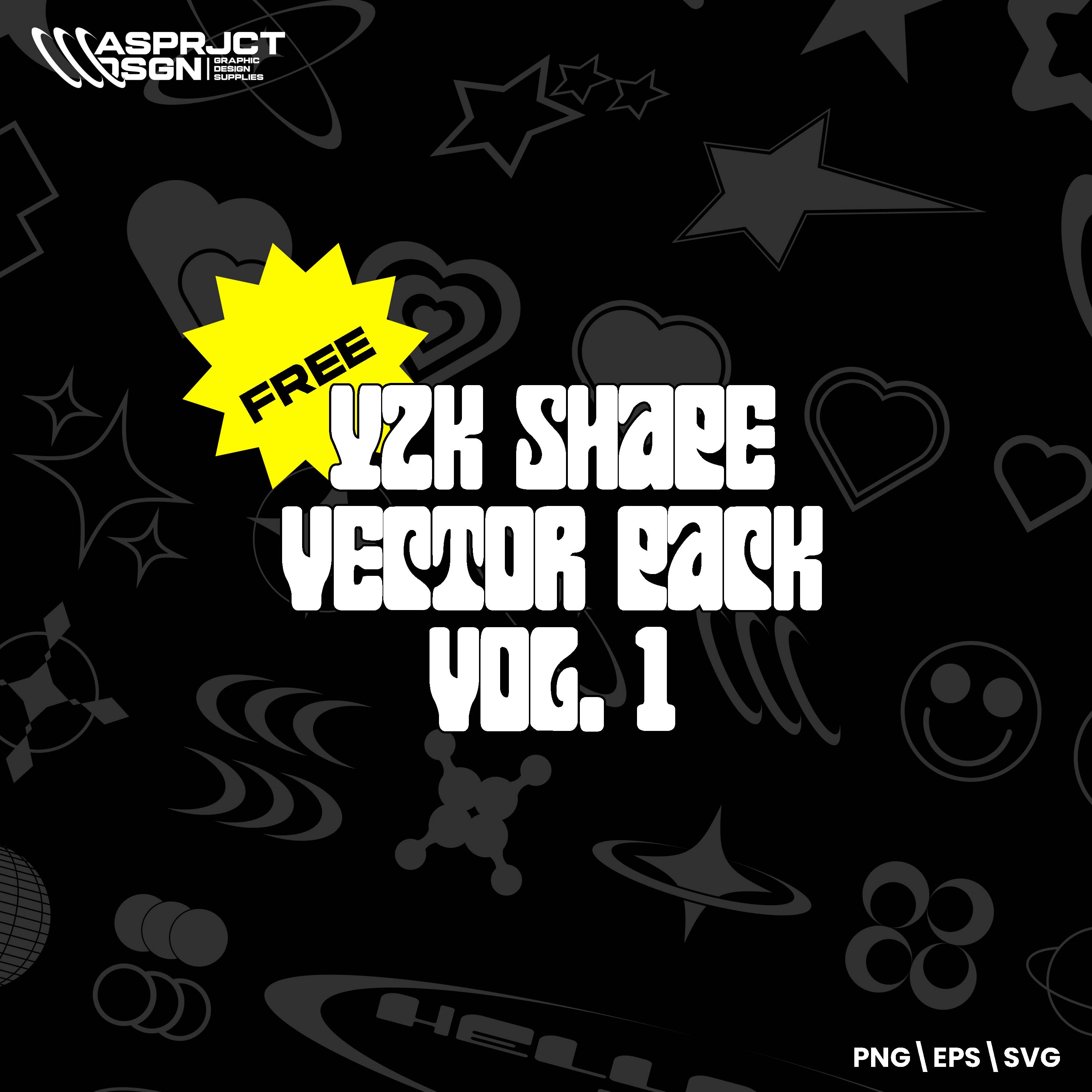 Y2K SHAPE VECTOR PACK VOL 1 cover image.
