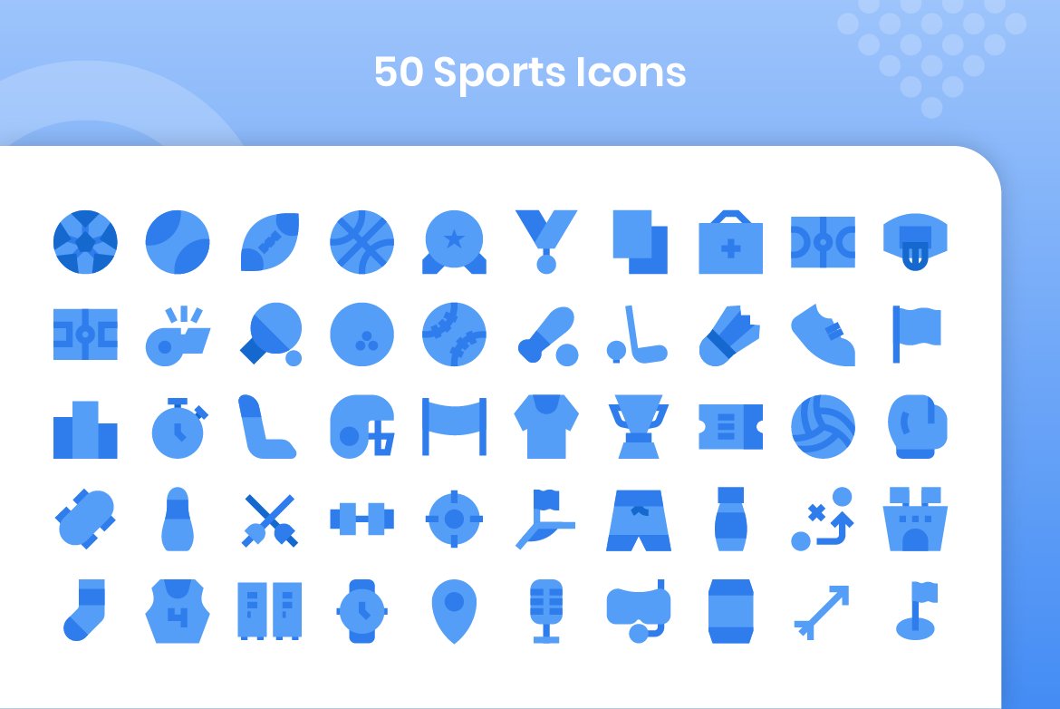 50 Sports - Flat preview image.