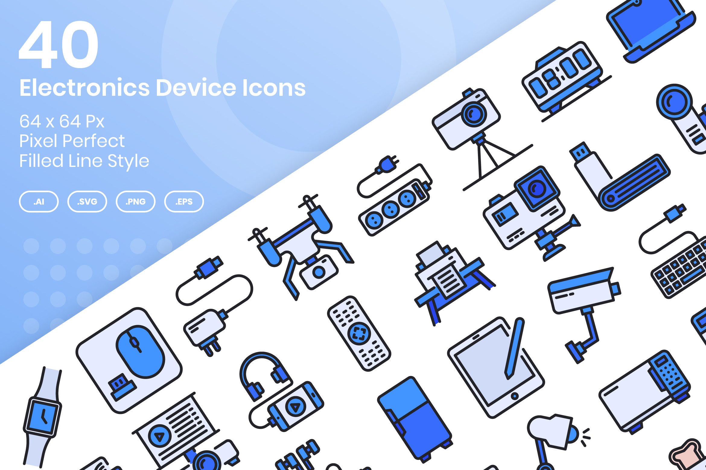 40 Electronic Device - Filled Line cover image.