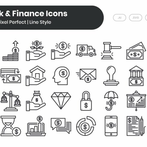 40 Bank & Finance - Line cover image.