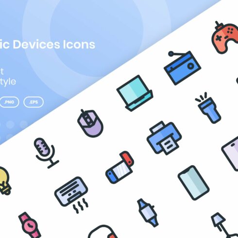 50 Electronic Device - Filled Line cover image.