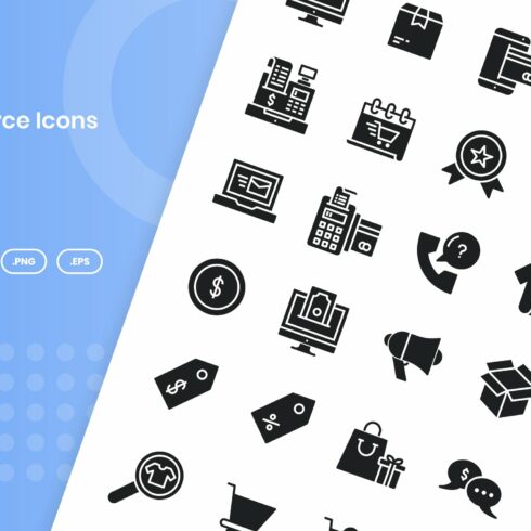 50 Ecommerce - Glyph cover image.
