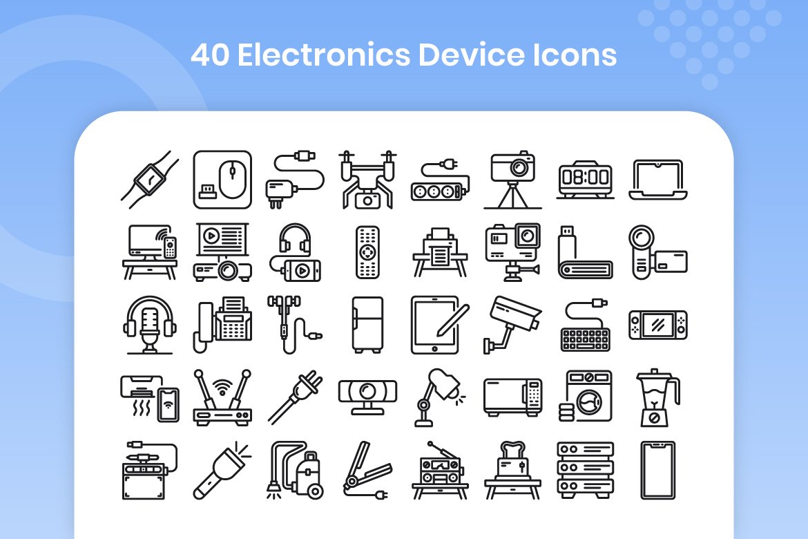 40 Electronic Device - Line preview image.