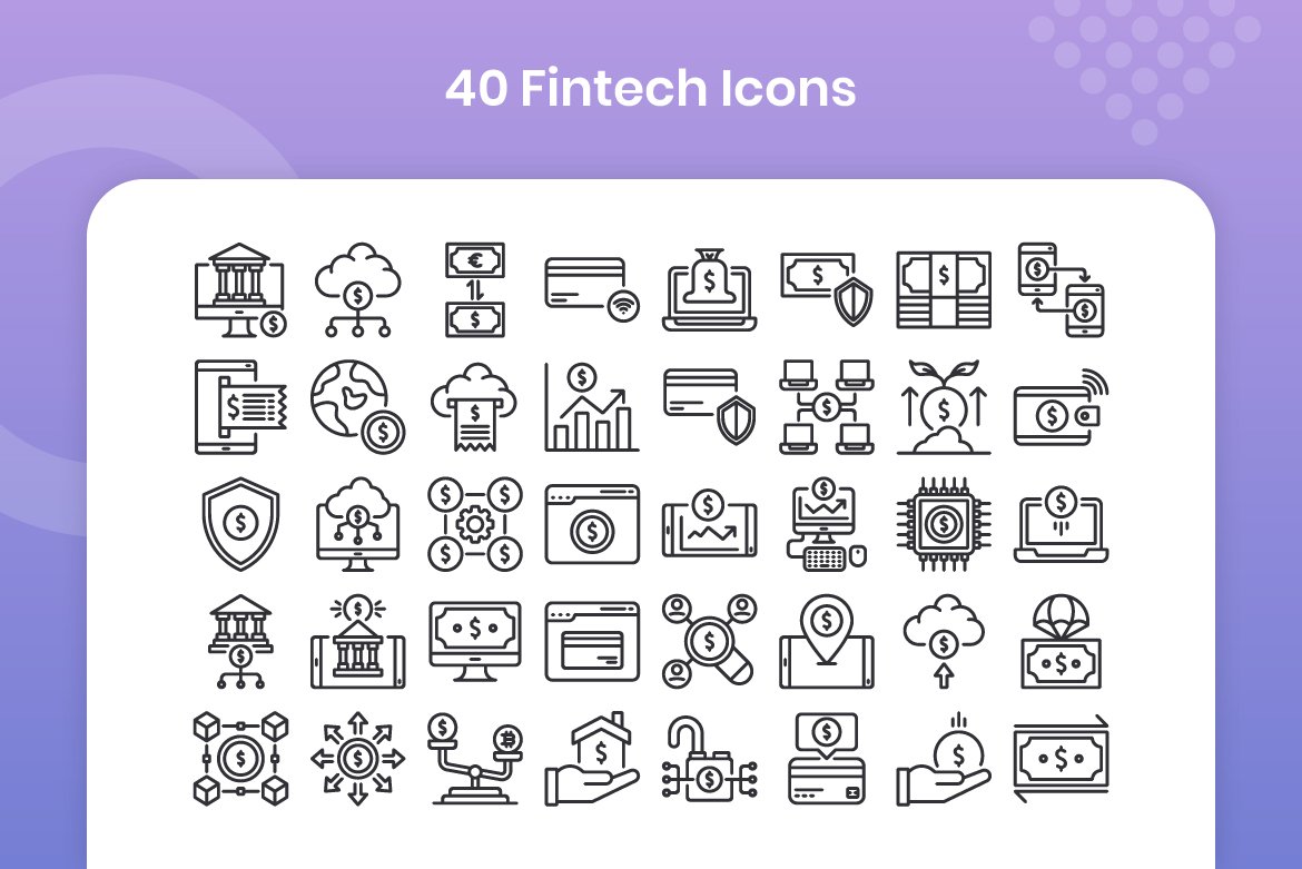 40 Fintech - Line preview image.