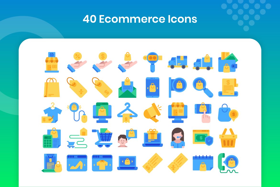 40 Ecommerce - Flat preview image.