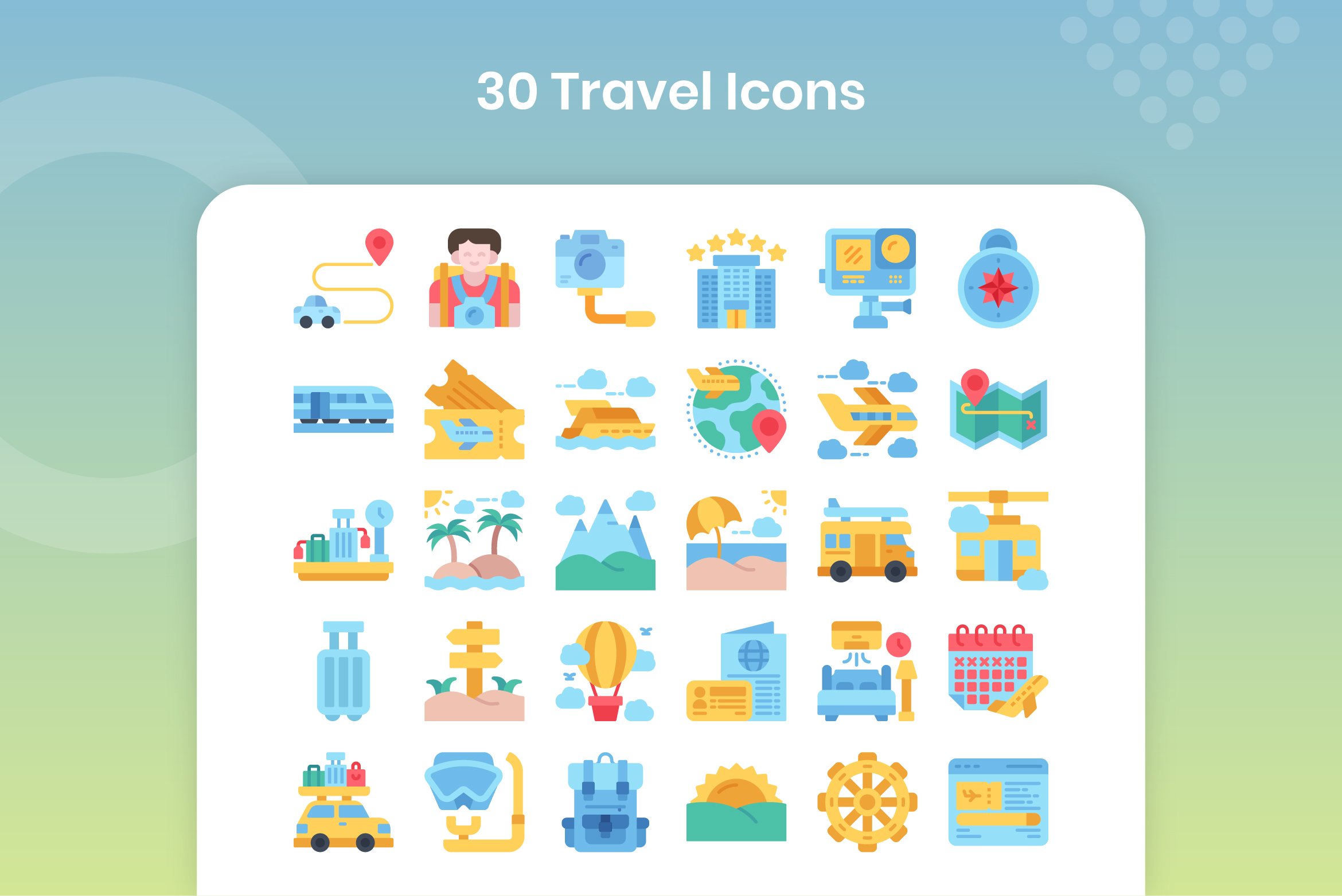 30 Travel - Flat preview image.