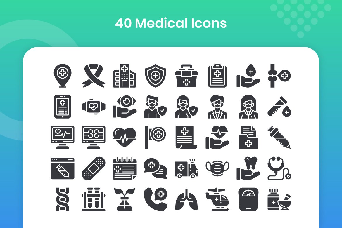 40 Medical - Glyph preview image.