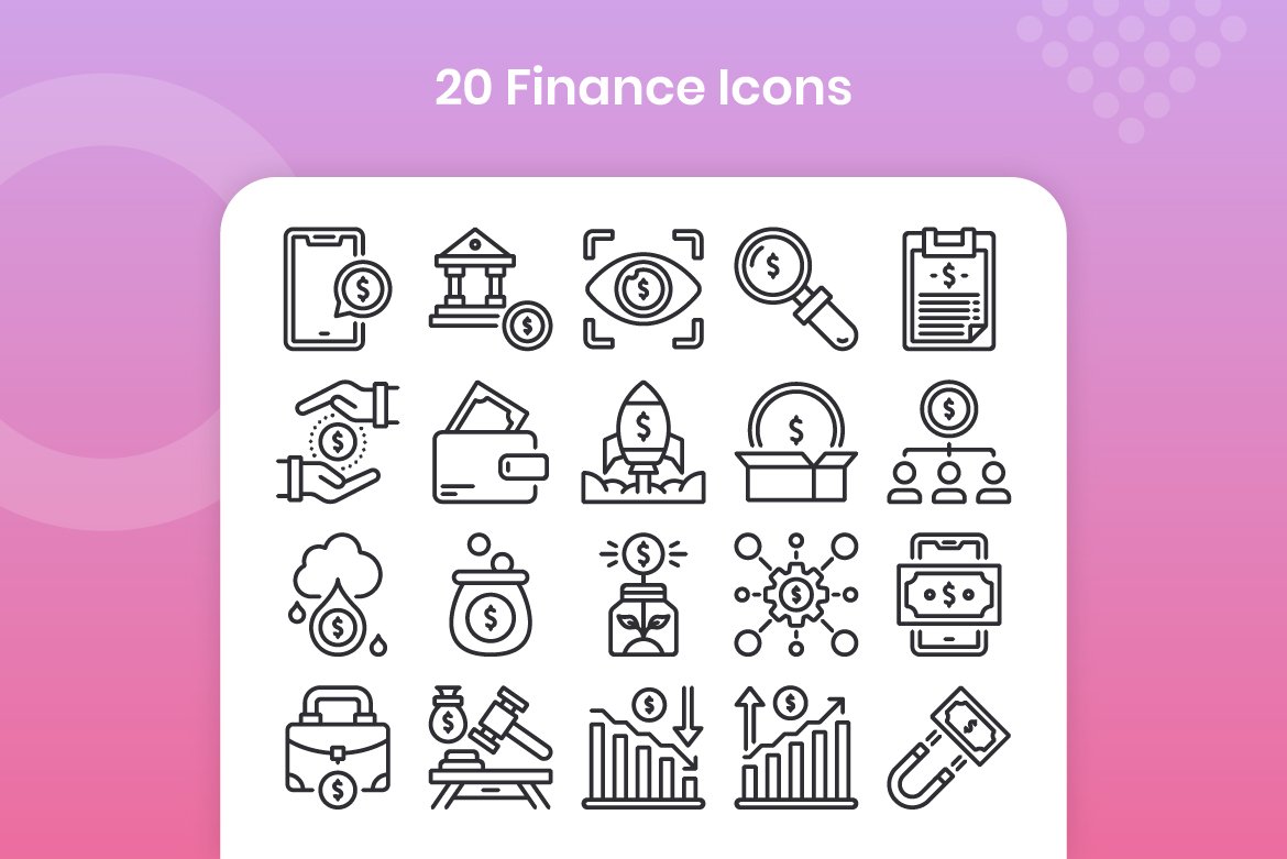 20 Finance - Line preview image.