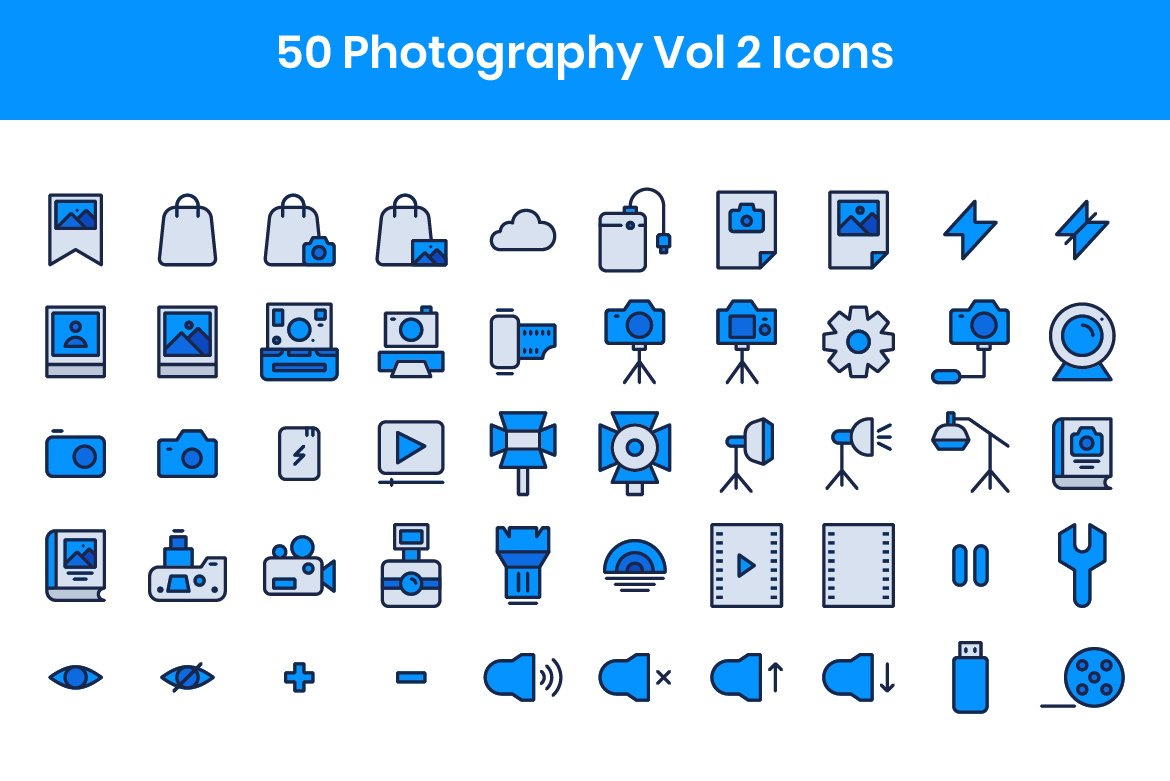 50 Photography Vol 2 - Filled Line preview image.