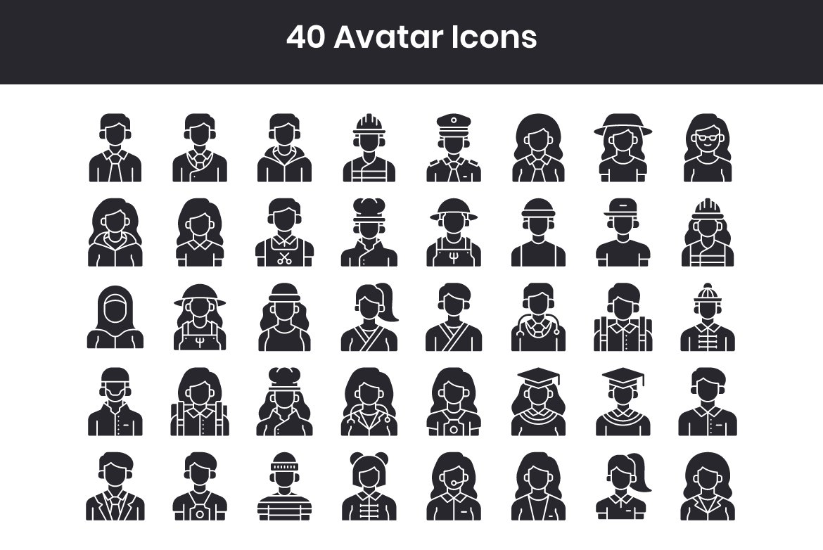 40 Avatar - Glyph preview image.