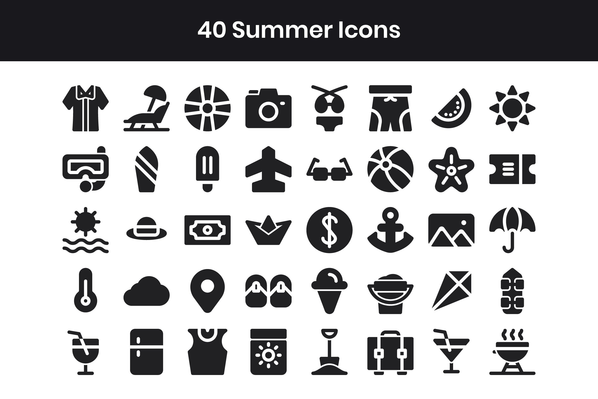 40 Summer - Glyph preview image.