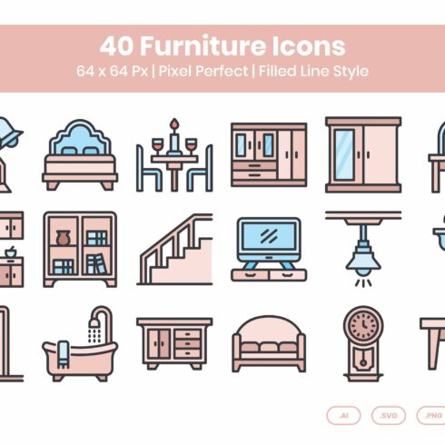 40 Furniture - Filled Line cover image.