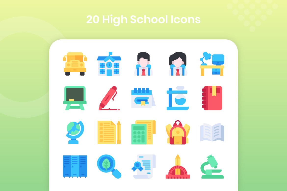 20 High School - Flat preview image.