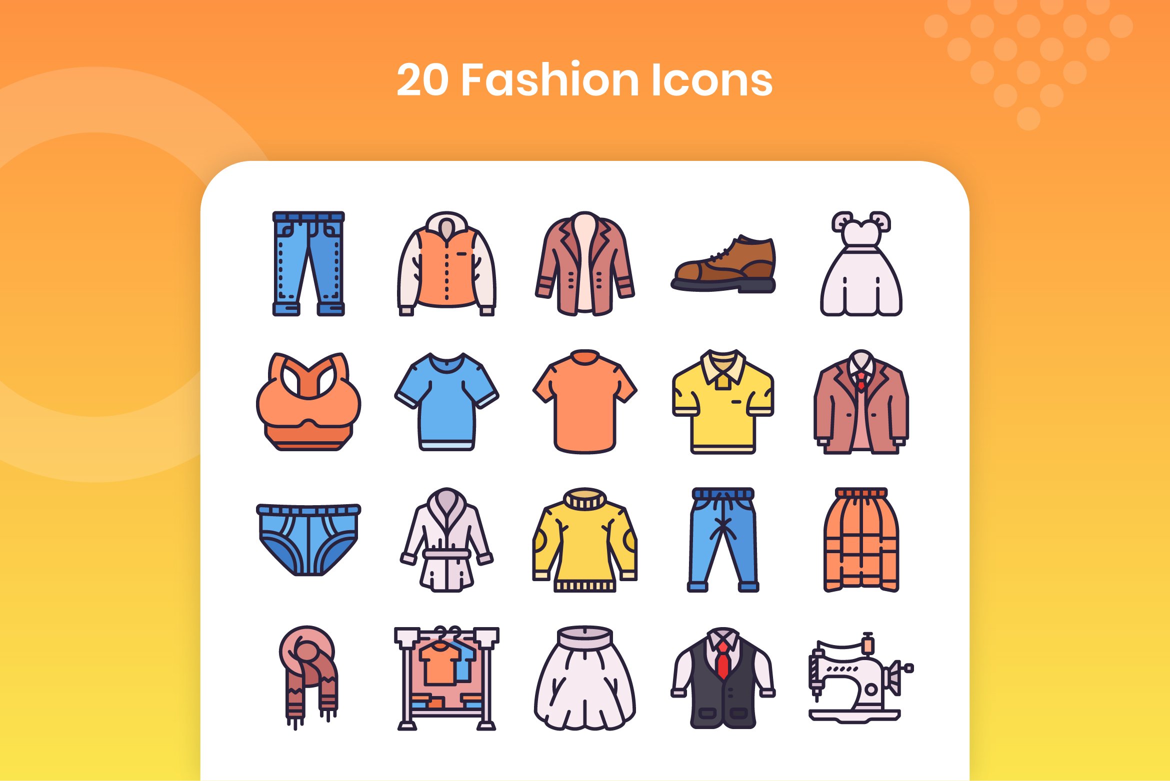 20 Fashion - Filled Line preview image.