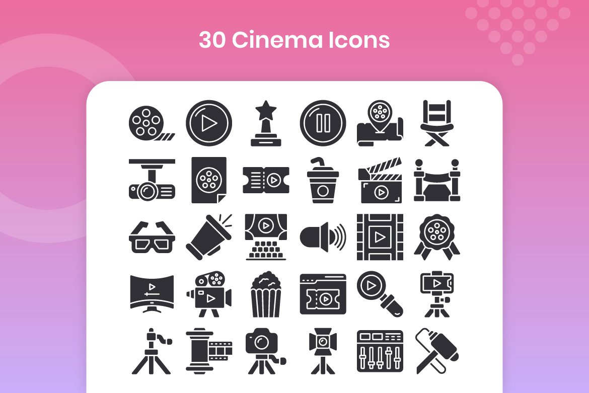 30 Cinema - Glyph preview image.