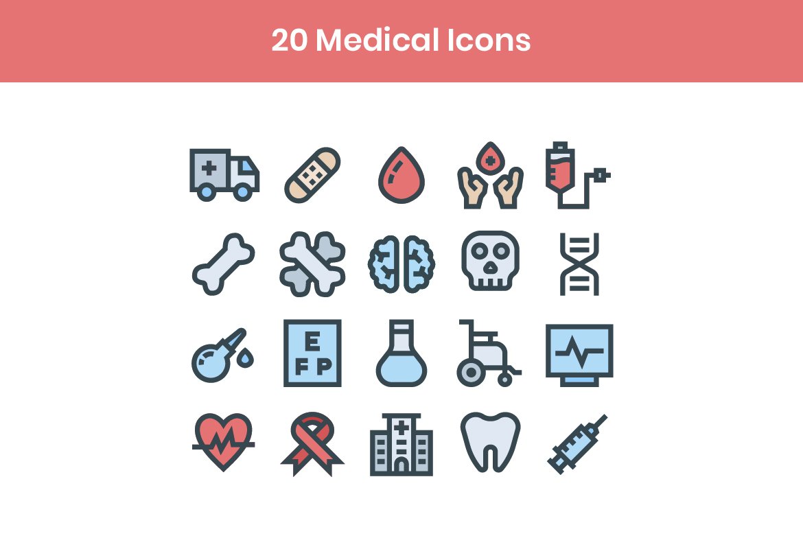 20 Medical - Filled Line preview image.