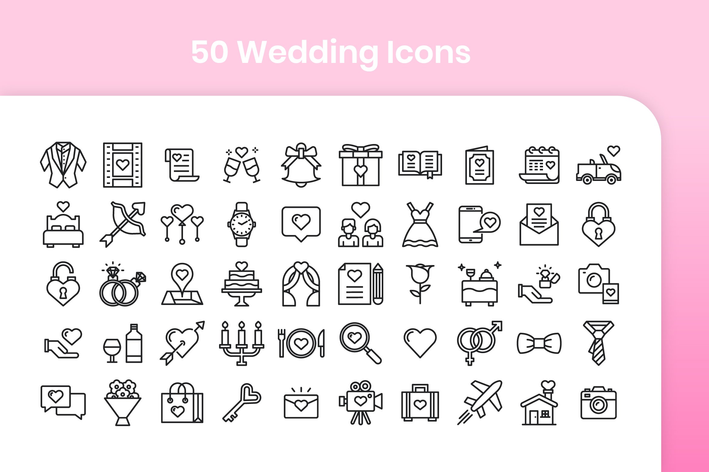 50 Wedding - Line preview image.