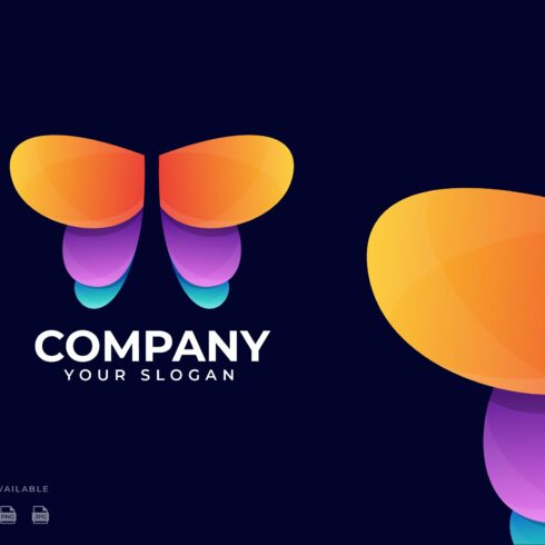 Butterfly Gradient Color Logo cover image.