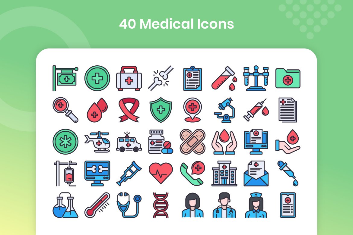 40 Medical - Filled Line preview image.