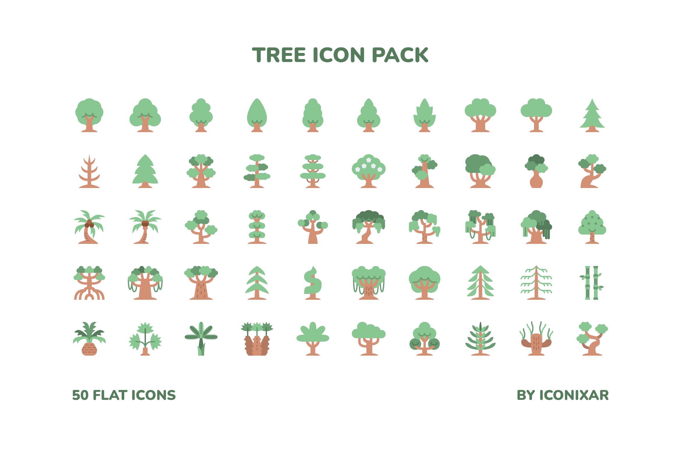 Tree Icon Pack preview image.