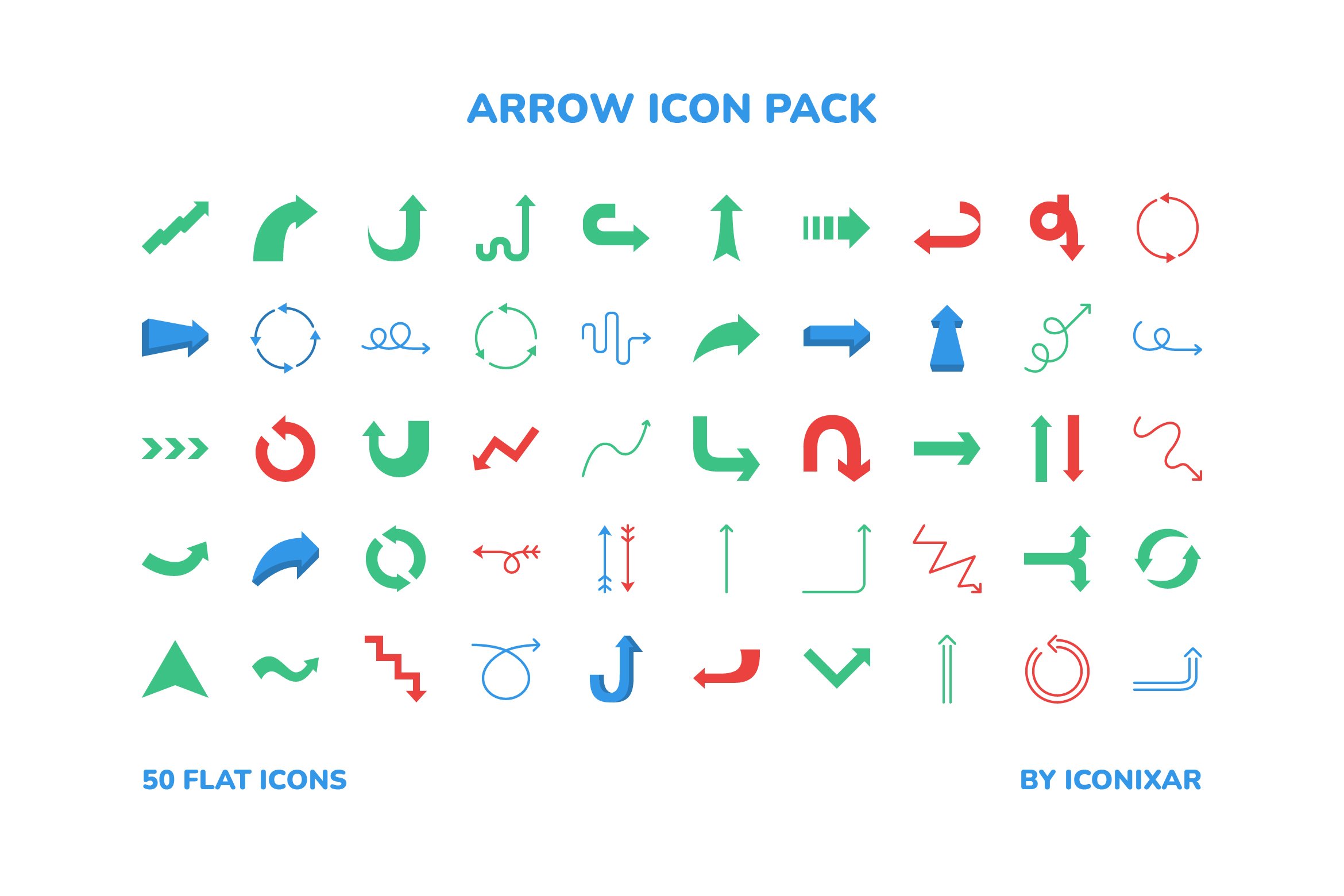 Arrow Icon Pack preview image.