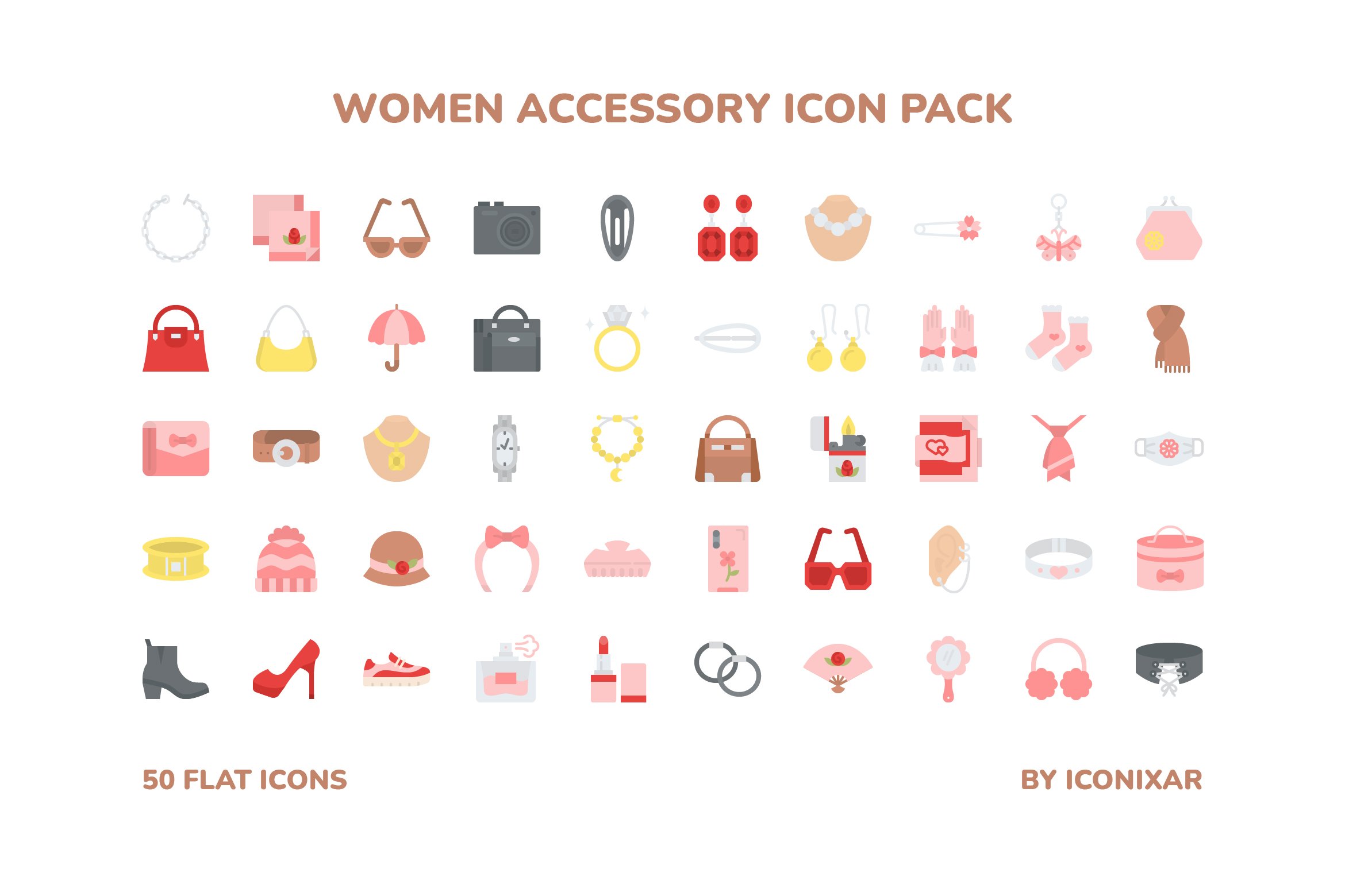 Women Accessory Icon Pack preview image.