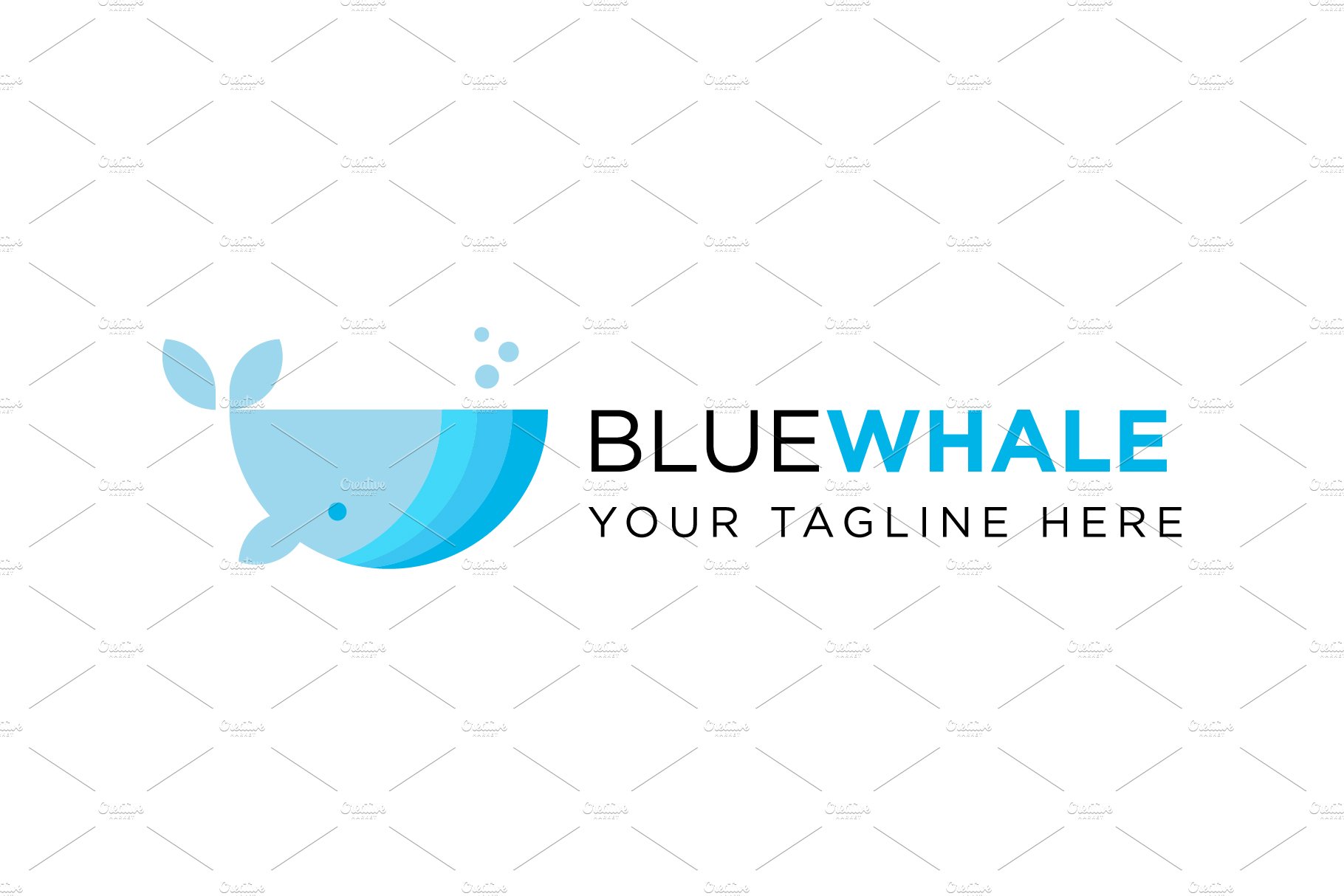 Blue Whale Logo preview image.