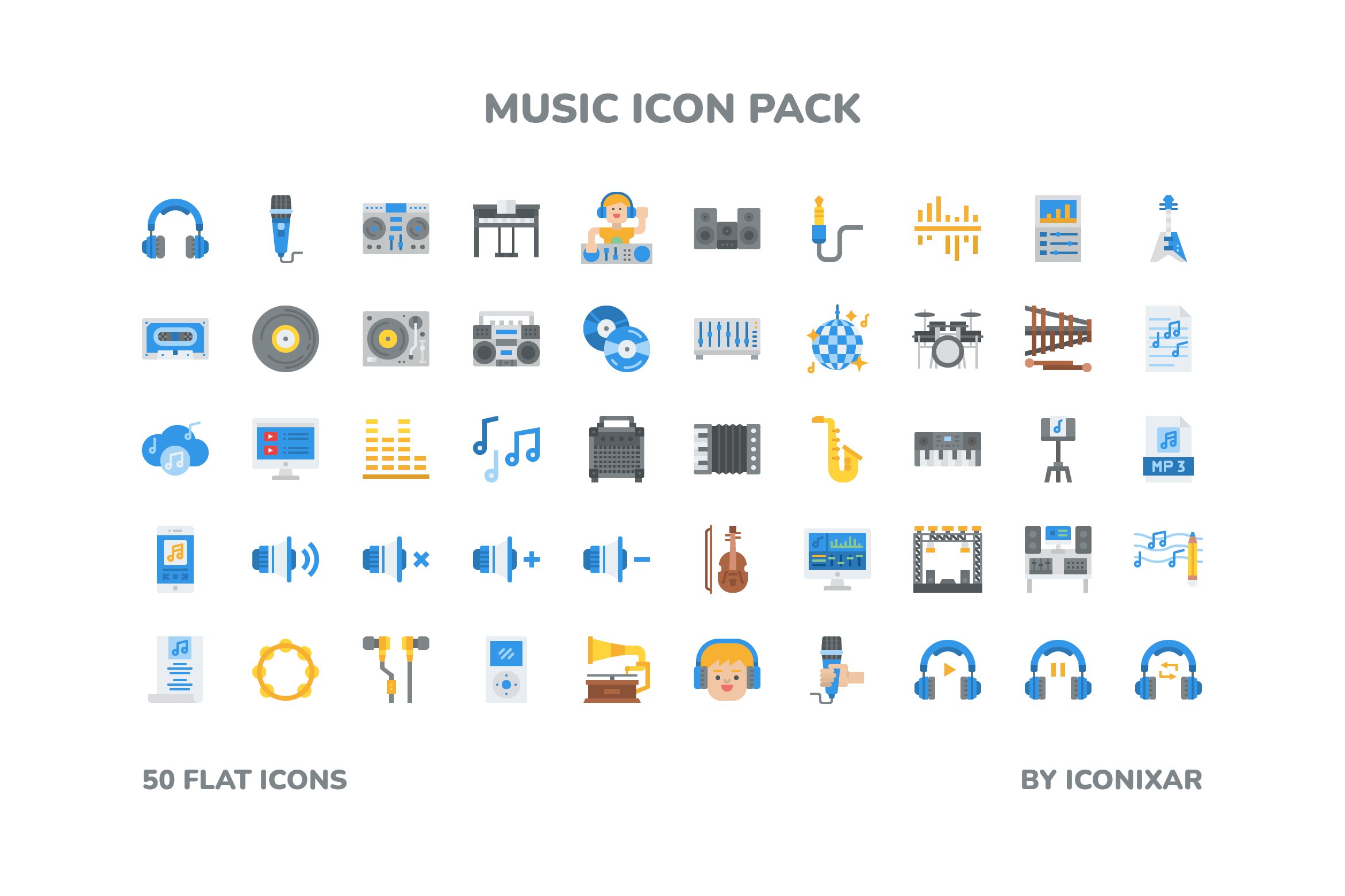 Music Icon Pack preview image.