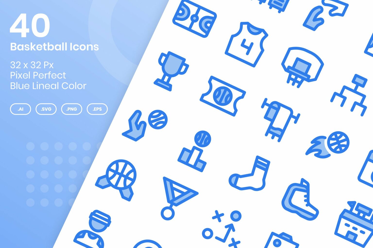40 Basketball - Lineal Color – MasterBundles