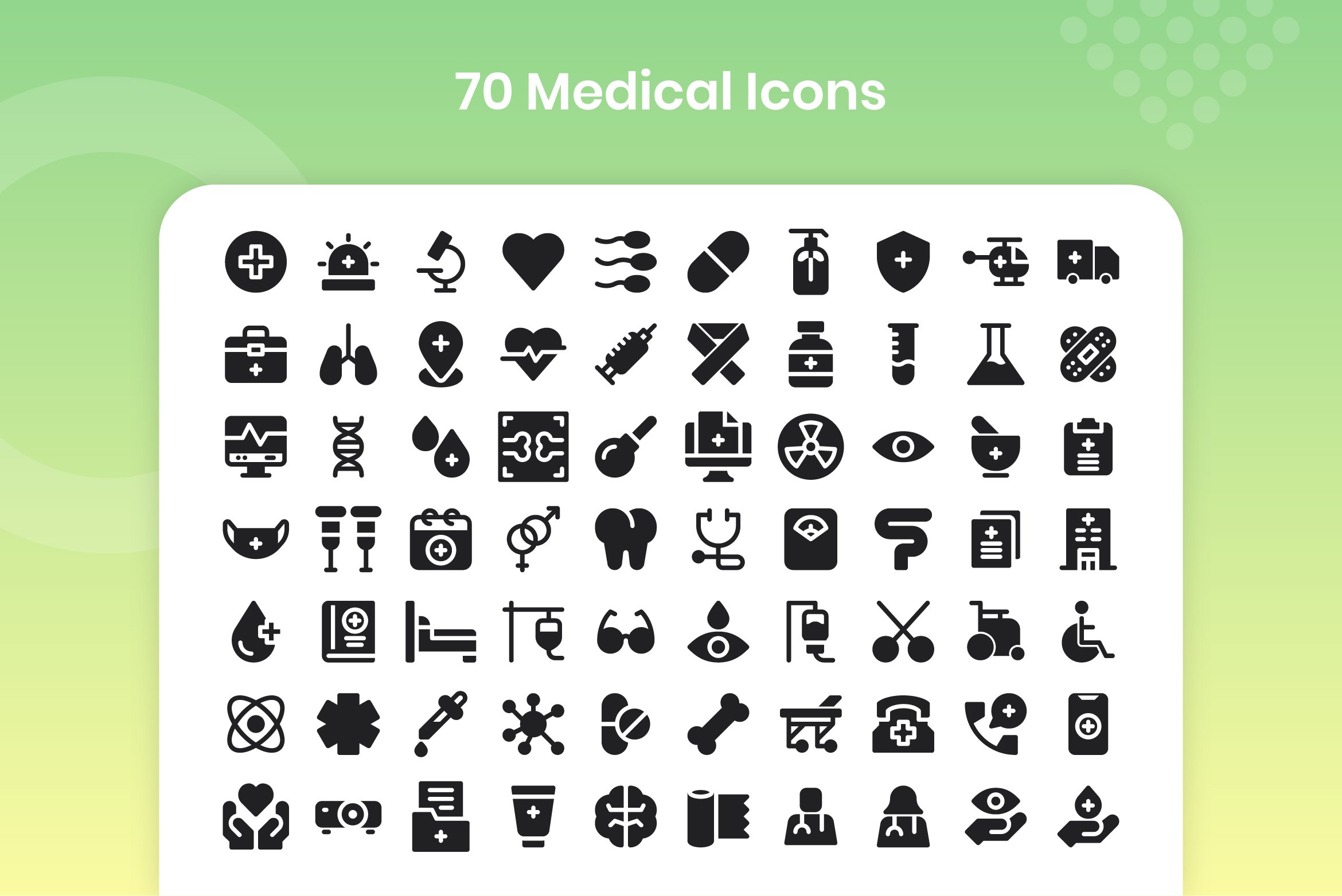 70 Medical - Glyph preview image.