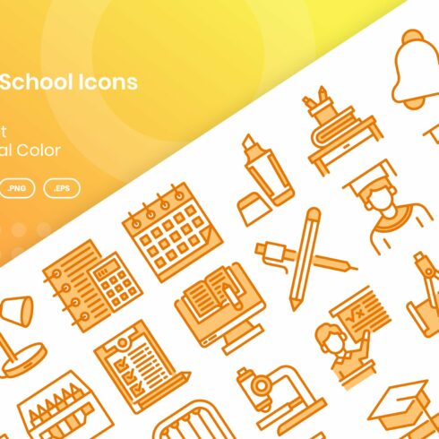 40 Back to School - Lineal Color cover image.