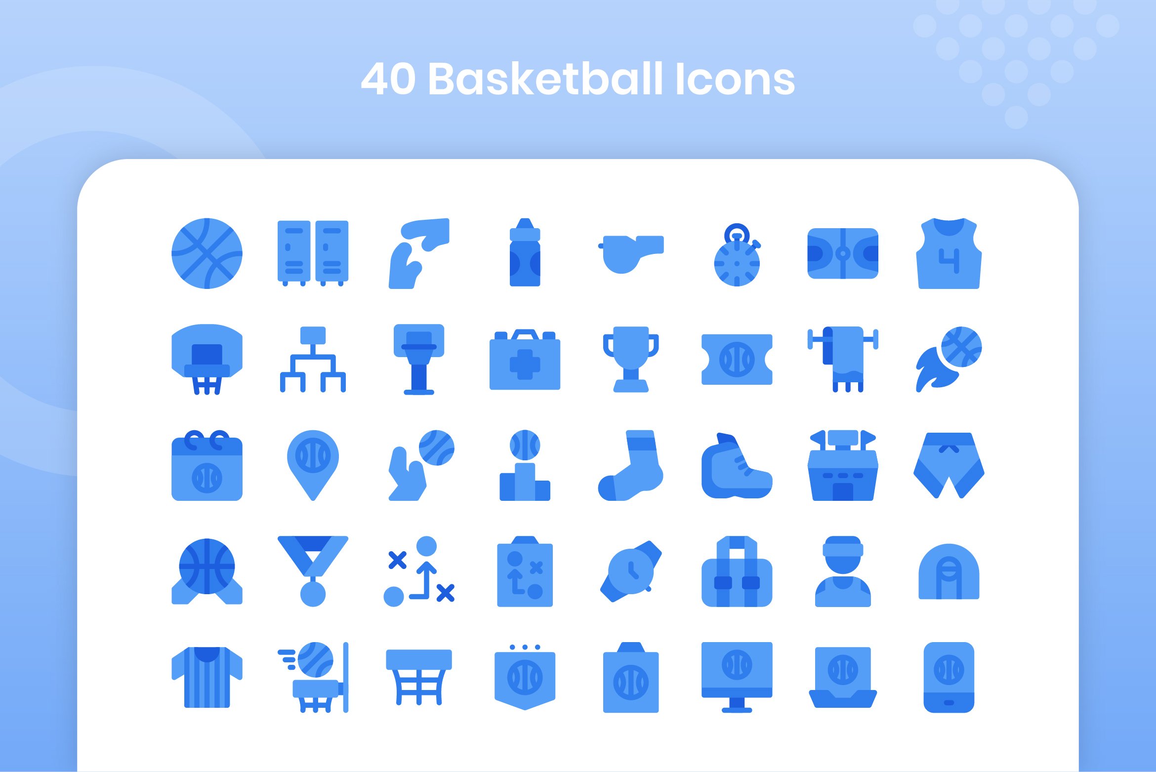 40 Basketball - Flat preview image.